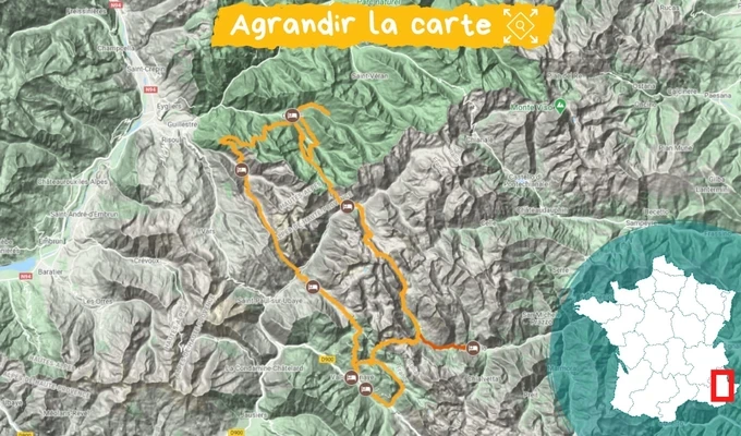 Itinéraire la Haute Ubaye