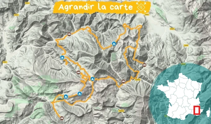 Itinéraire massif des Monges, Retrouvance® Itinéraire massif des Monges, Retrouvance®