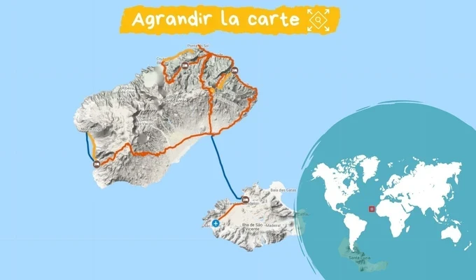 Itinéraire séjour Cap Vert : Les deux visages de Santo Antao