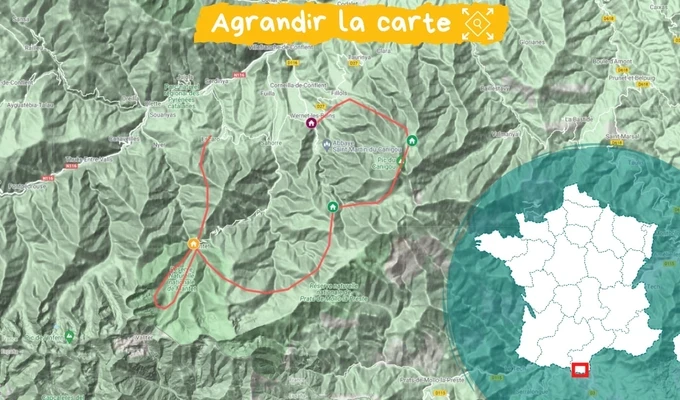 Itinéraire Tour du Canigou