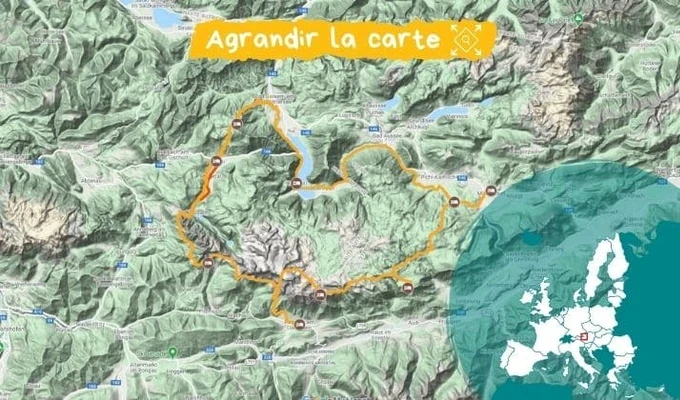 Itinéraire Tour du Dachstein