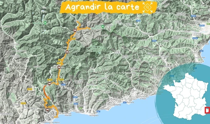 Itinéraire la Haute-Roya, les chemins de la mer