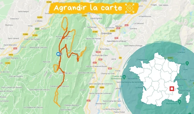Itinéraire Vercors : sentiers et sommets des 4 montagnes