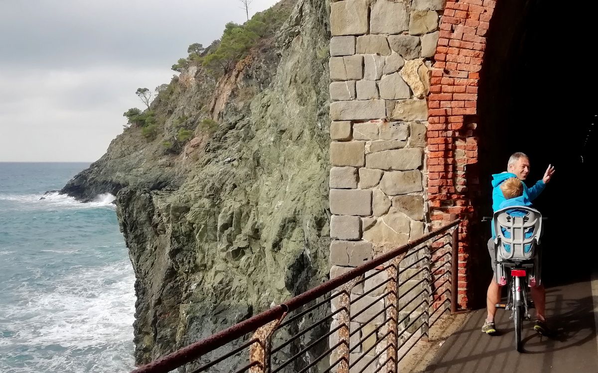 Piste cyclable entre Levanto et Bonassola - Framura
