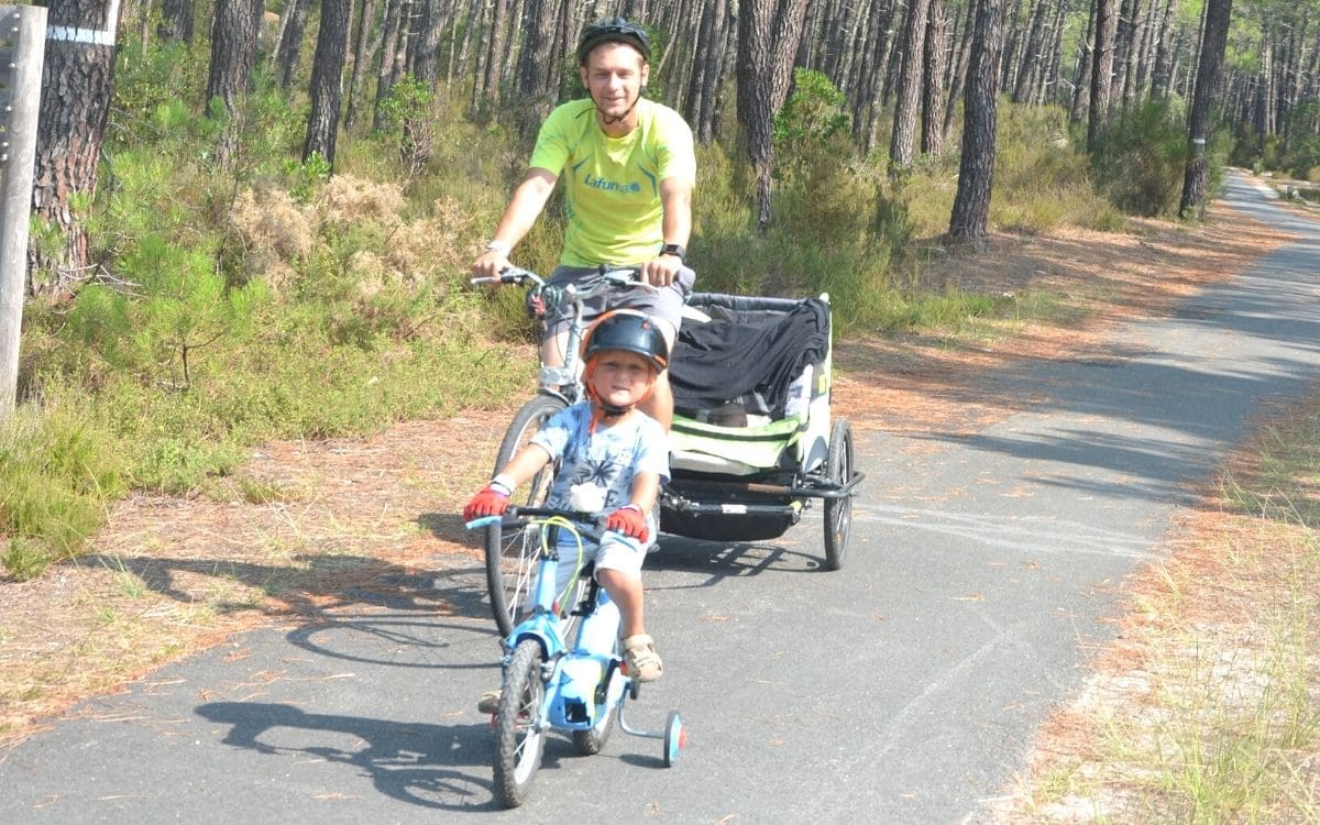 Vélo en famille sur la Vélodyssée