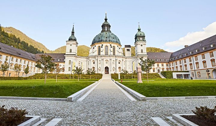 L'abbaye d'Ettal en Haute-Bavière, Allemagne