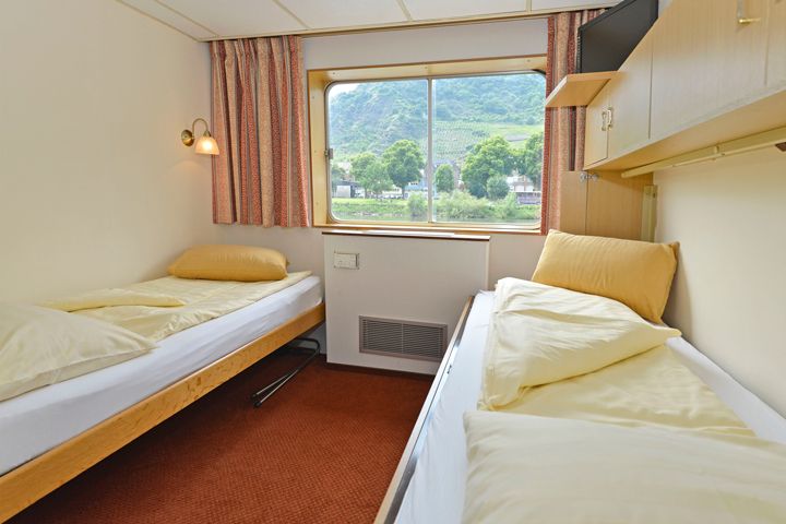Cabine du deux du bateau MS Normandie