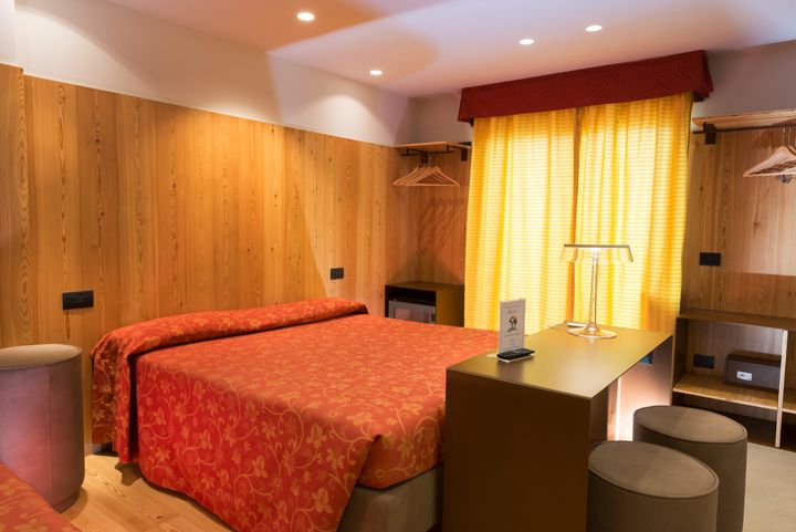 Chambre double de l'hôtel Zerbion