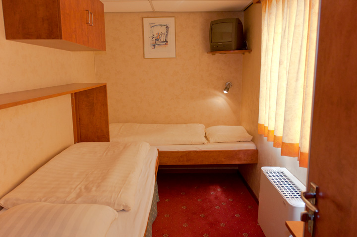 Cabine de deux sur le pont supérieur