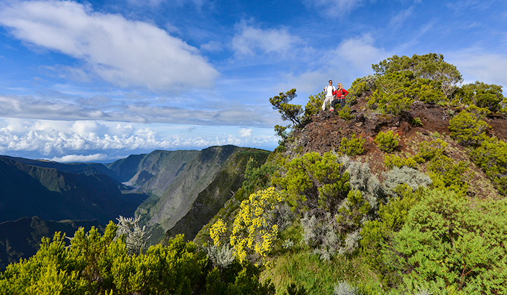 Réunion volcanique et sauvage