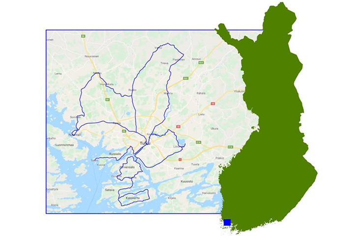 Itinéraire archipel de turku à vélo Itinéraire archipel de turku à vélo