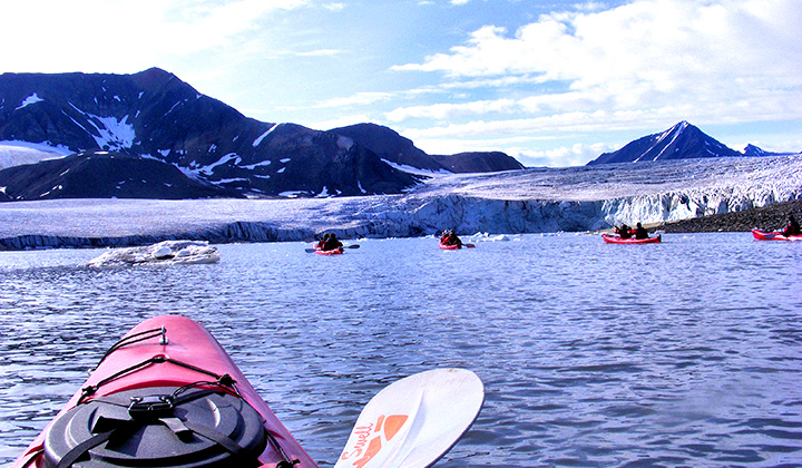 Voyage en kayak - Kayak de mer et randonnée au Spitzberg