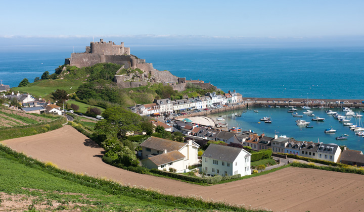 Le château de Mont Orgueil à Jersey