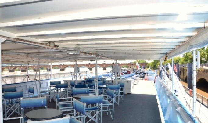 Pont soleil du MS Bordeaux