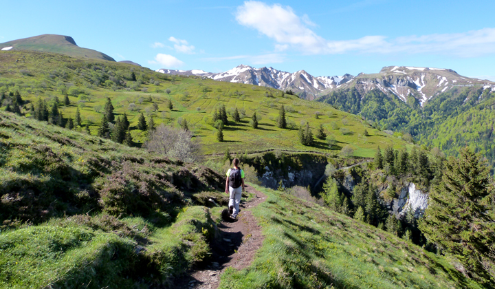 Randonnée en Auvergne