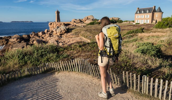 Randonnée sur la côte de Granit Rose, le phare de Mean Ruz