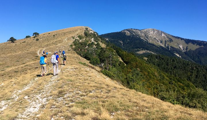 Randonnée près du col de l'Aup dans le Dévoluy