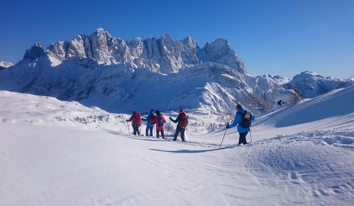 Voyage en raquette - Dolomites : les neiges de San Martino