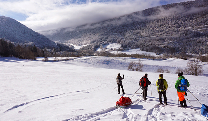 Voyage en raquette - Réveillon et Igloo sur les hauts plateaux du Vercors