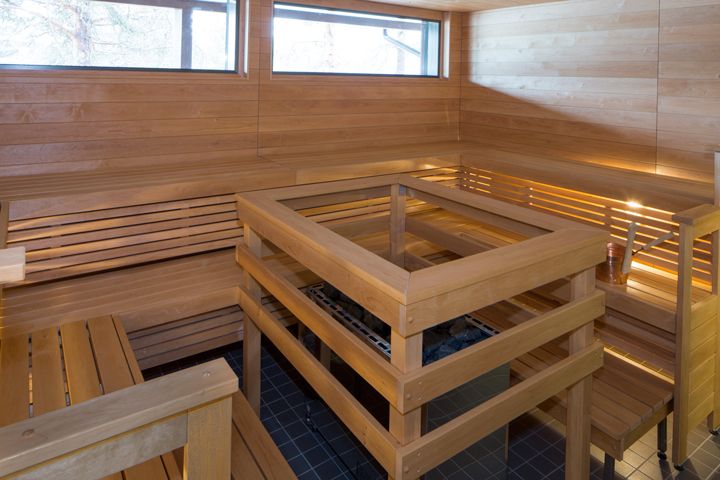 Sauna de l'hôtel Holiday Club de Saariselkä