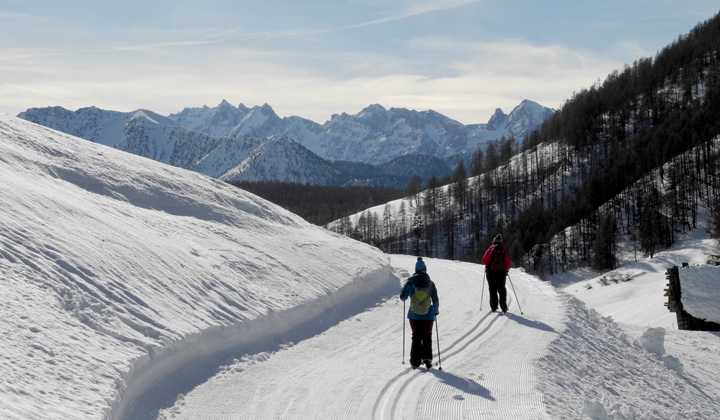 Voyage ski de fond / ski nordique - Queyras, montagne de lumière