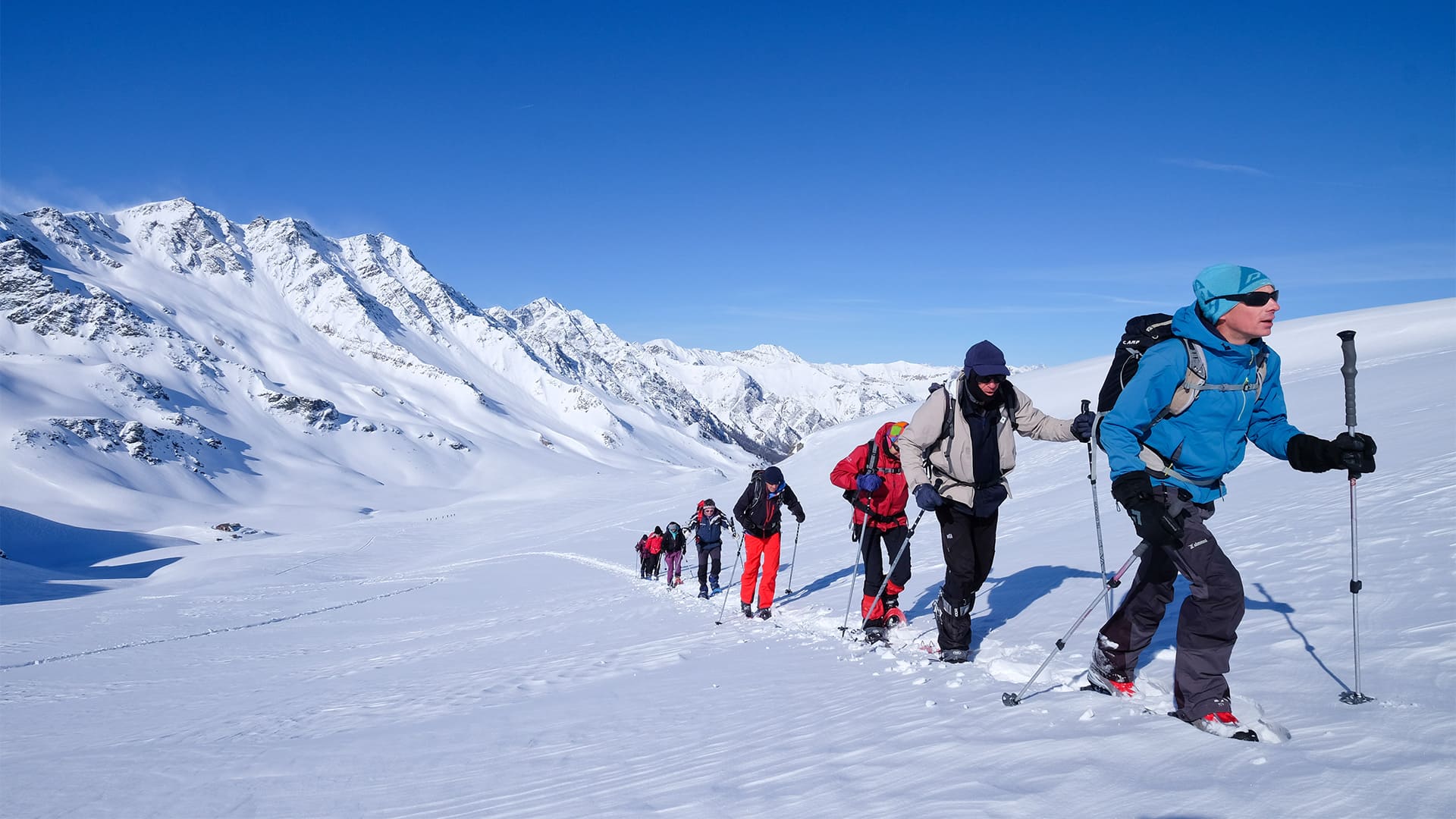 Sur la Grande traversée des alpes en raquettes