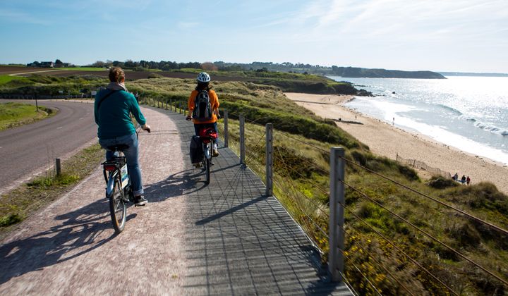 À vélo près du cap Fréhel