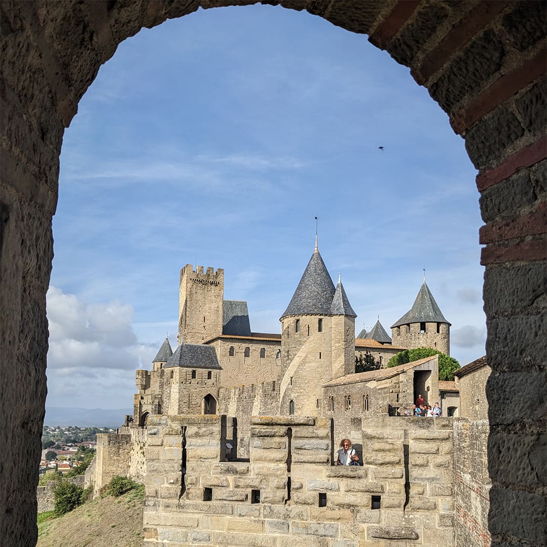 Vue des remparts Carcassonne © Cécile Hénard
